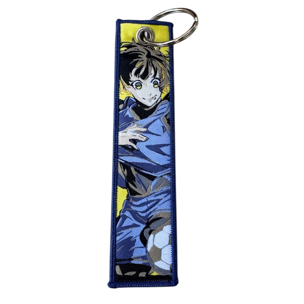 Blue lock keychain